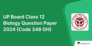 UP Board Class 12 Biology Question Paper 2024 (Code 348 GH) Available- Download Here with Solution PDF
